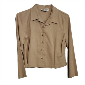 BRIGG Cropped Lightweight Blazer Size 6P.